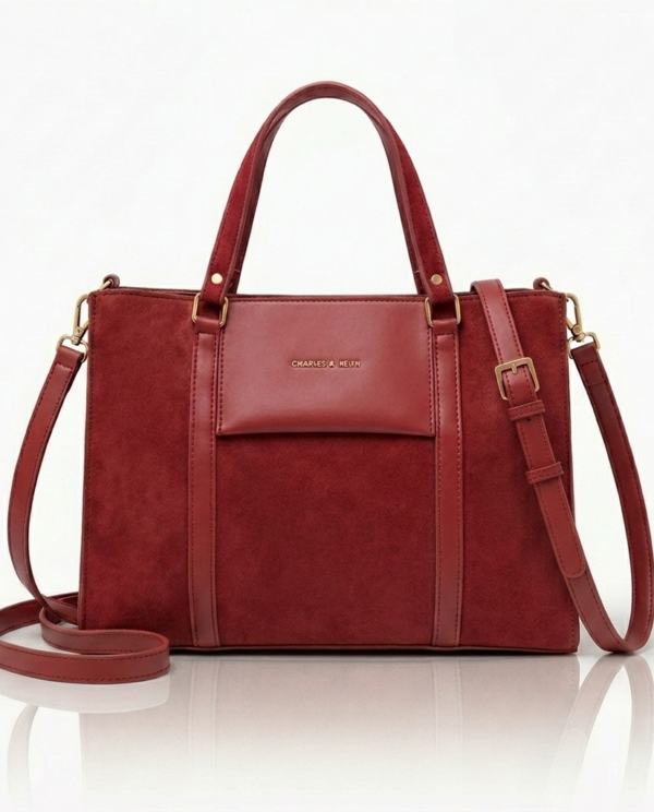 Blush Haven Tote - Maroon