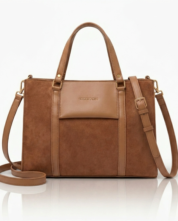 Blush Haven Tote - Musted Brown